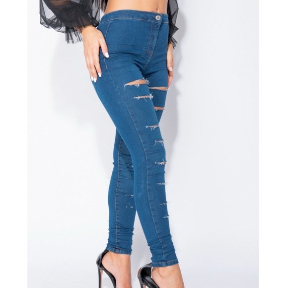 Parisian Super Skinny Leg Jeggings - Picture 5 of 9